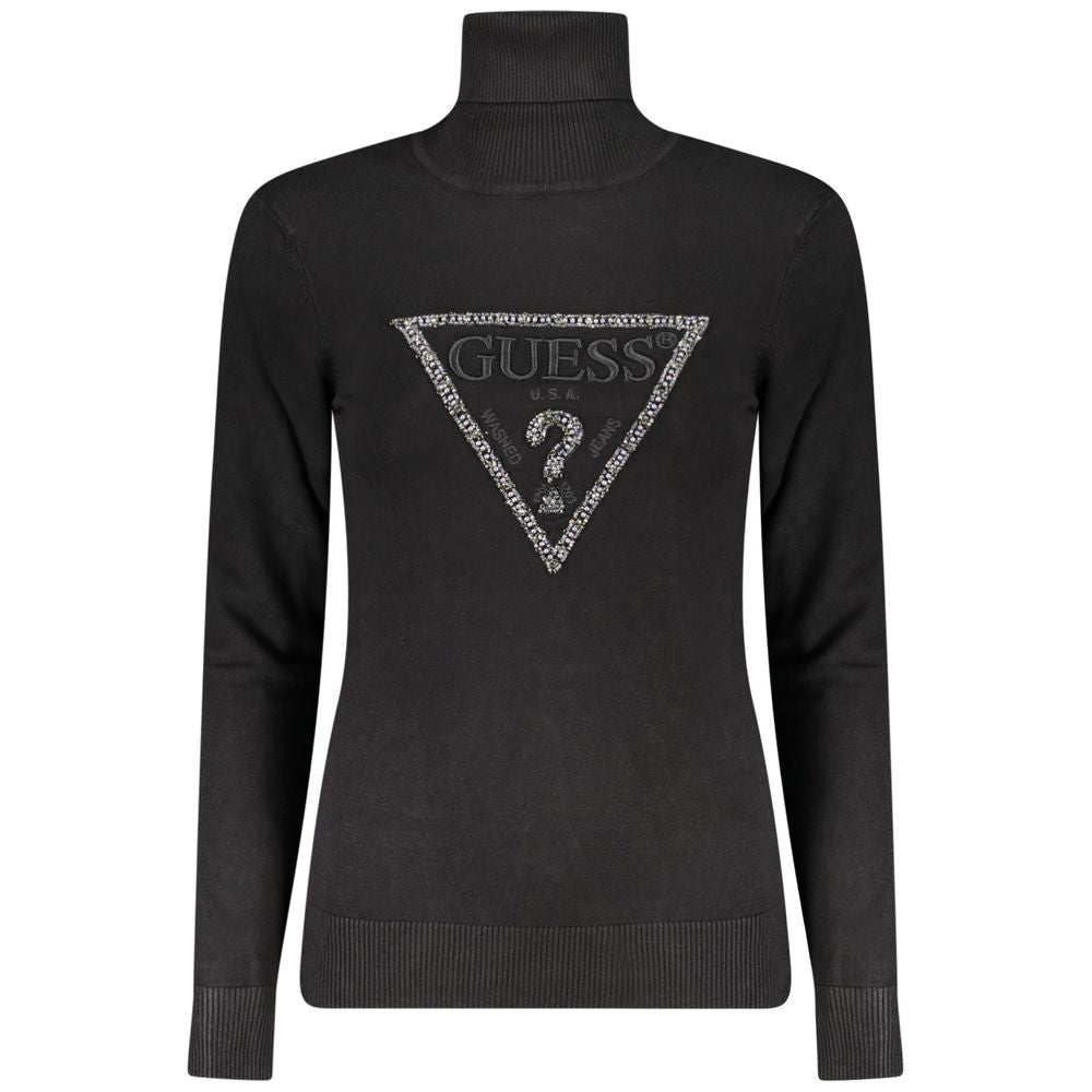Guess Jeans Black Viscose Sweater