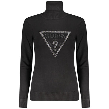 Guess Jeans Black Viscose Sweater