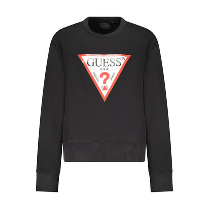 Guess Jeans Black Cotton Sweater