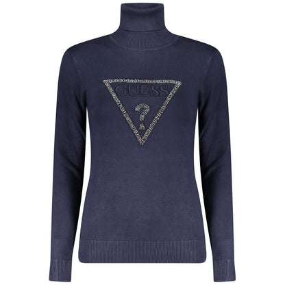 Guess Jeans Blue Viscose Sweater