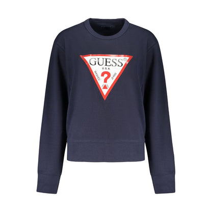 Guess Jeans Blue Cotton Sweater