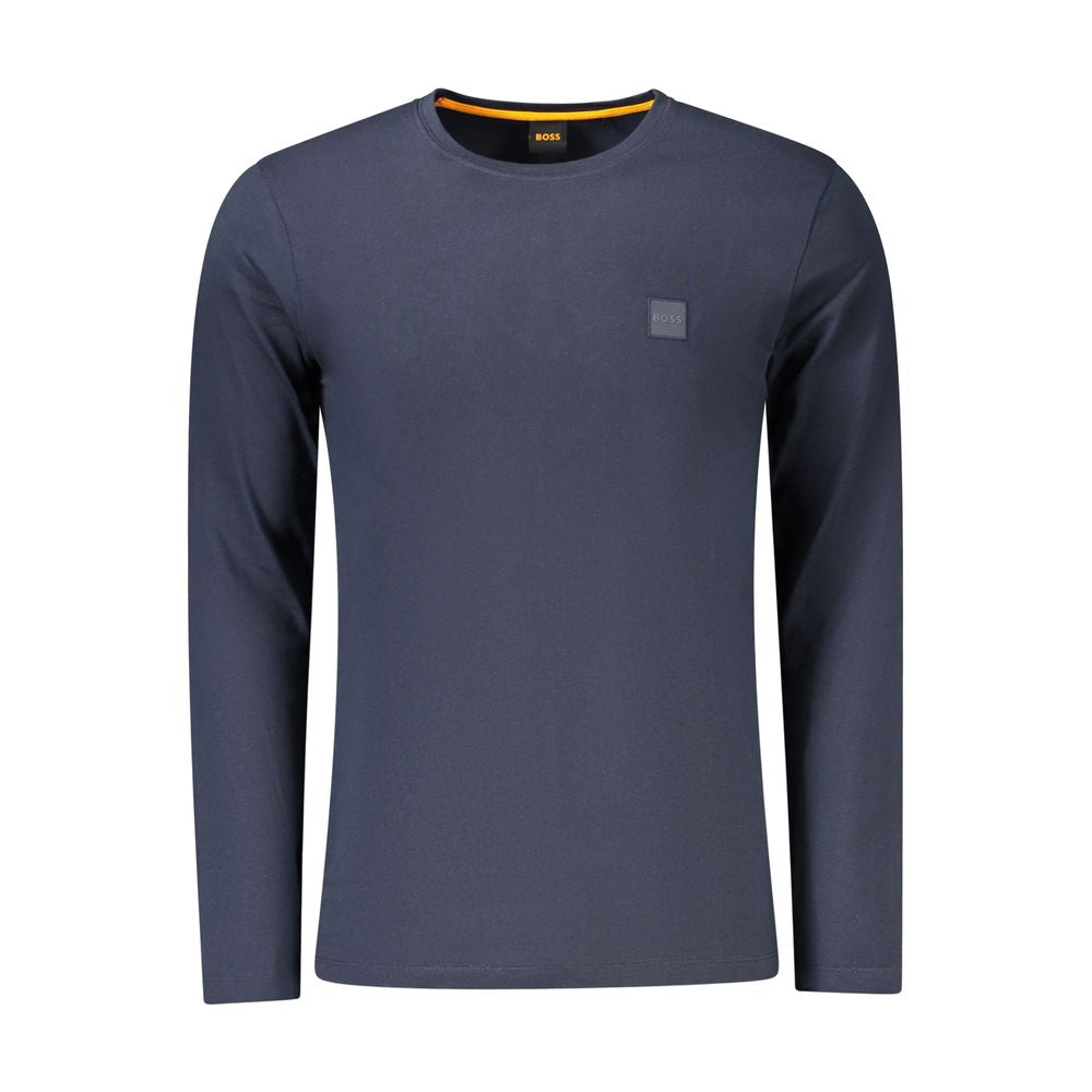 Hugo Boss Blue Cotton T-Shirt