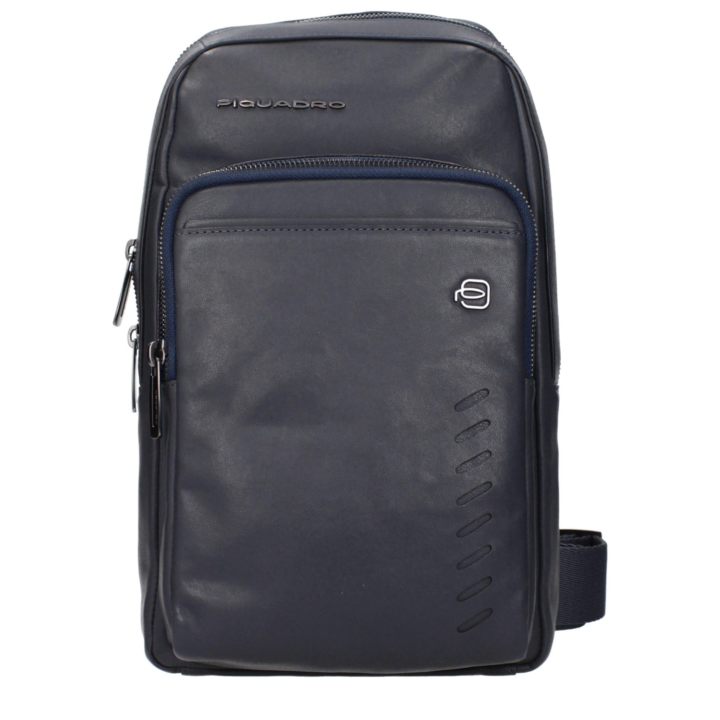 Piquadro Blue Leather Crossbody Bags