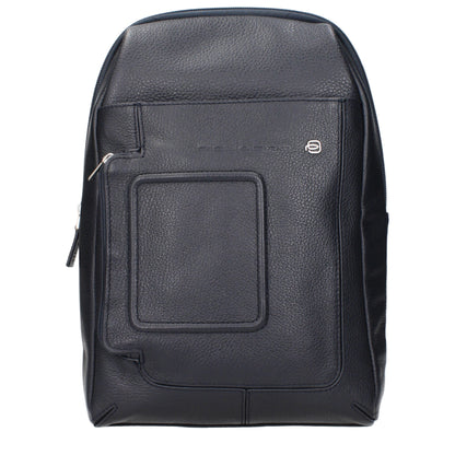 Piquadro Blue Leather Crossbody Bags