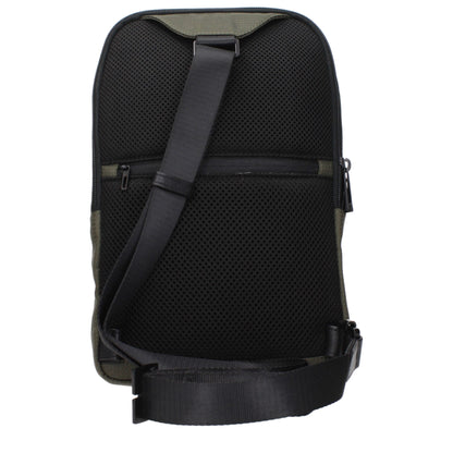 Piquadro Green Fabric Crossbody Bags