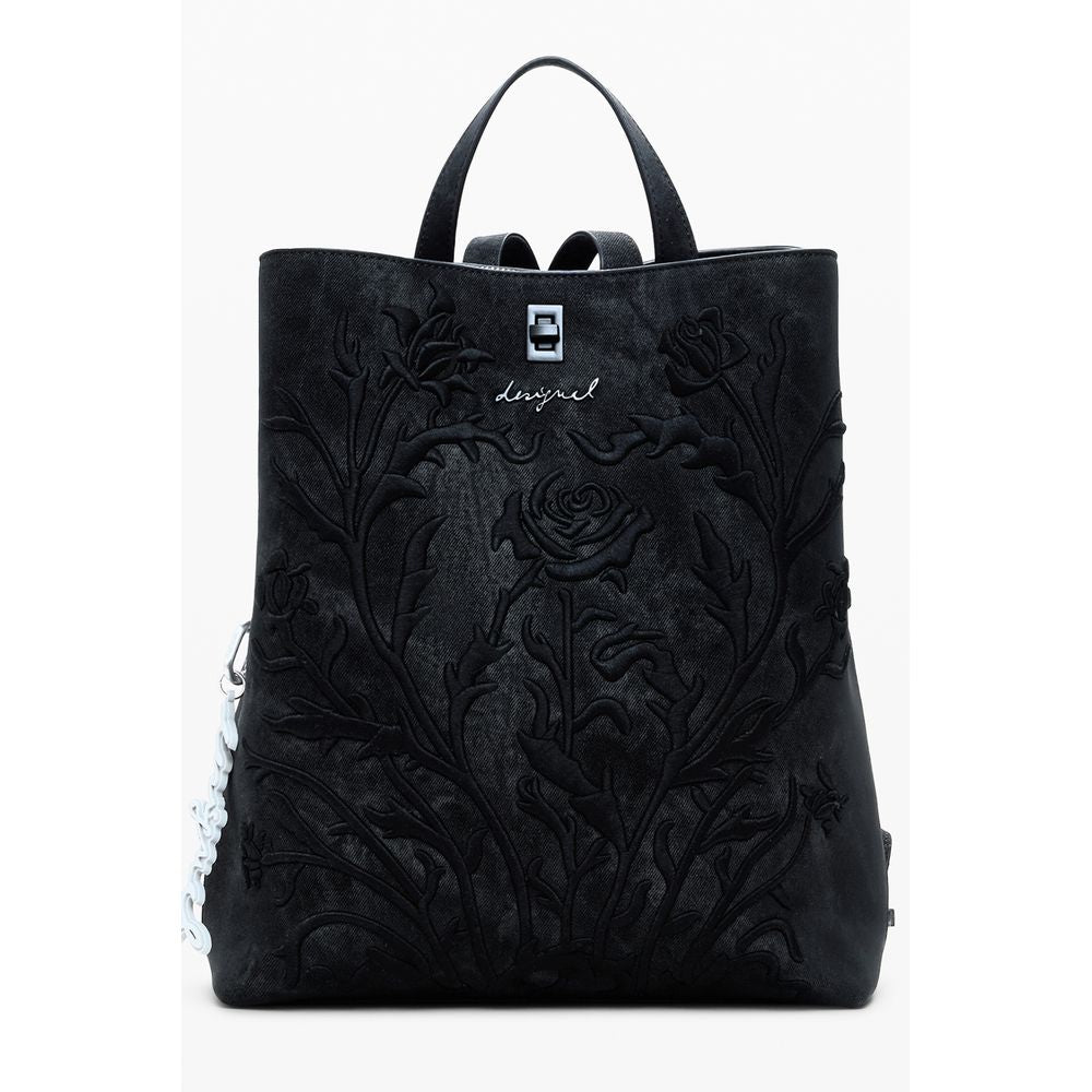 Desigual Black Polyethylene Backpack