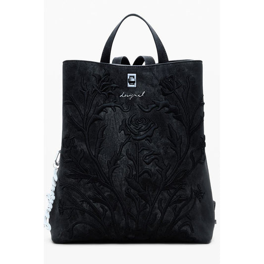 Desigual Black Polyethylene Backpack