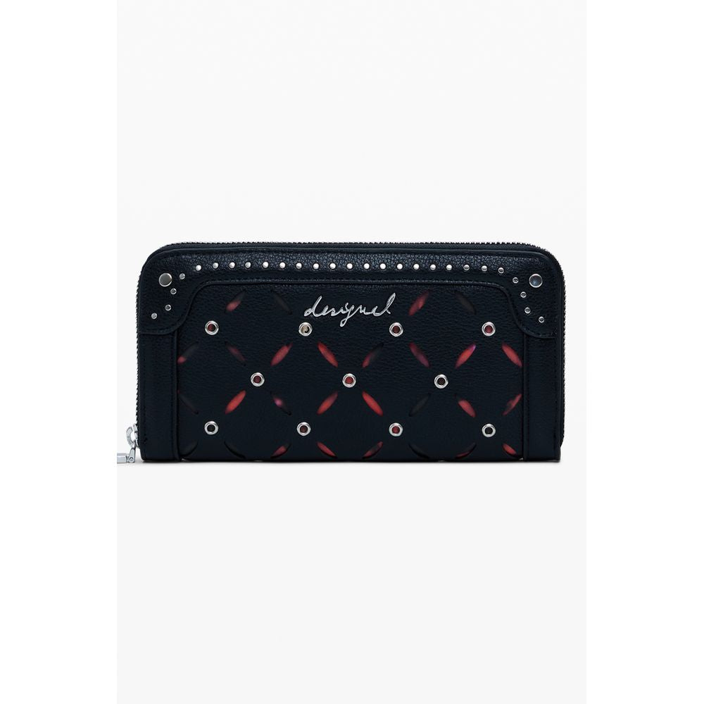 Desigual Black Polyethylene Wallet