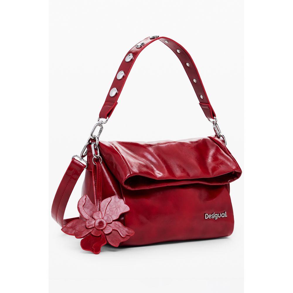 Desigual Red Polyethylene Handbag