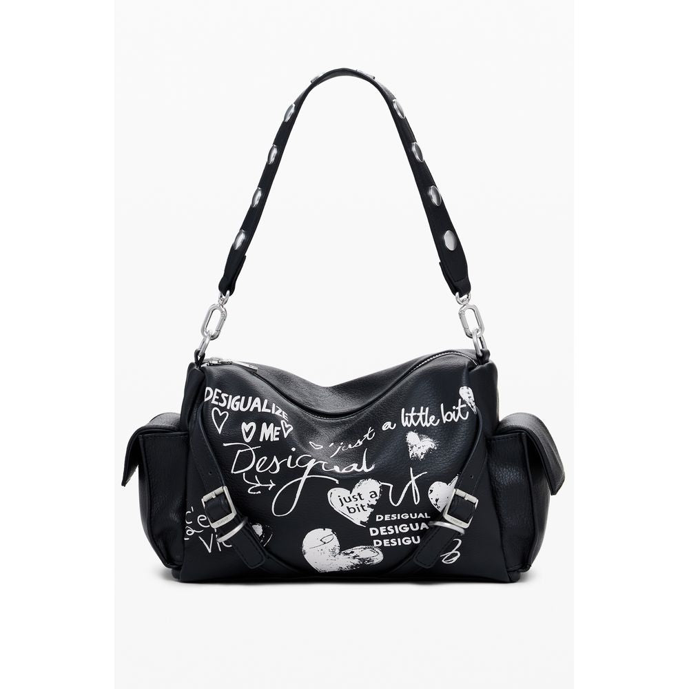 Desigual Black Polyethylene Handbag