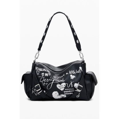Desigual Black Polyethylene Handbag