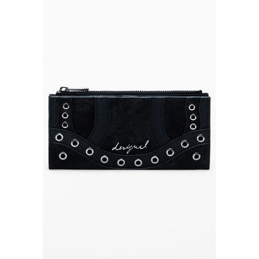 Desigual Black Polyethylene Wallet