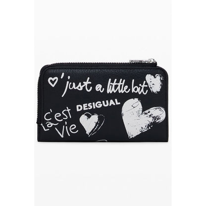 Desigual Black Polyethylene Wallet