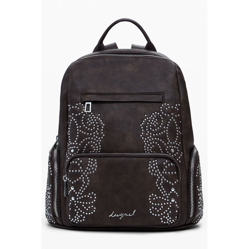 Desigual Brown Polyethylene Backpack