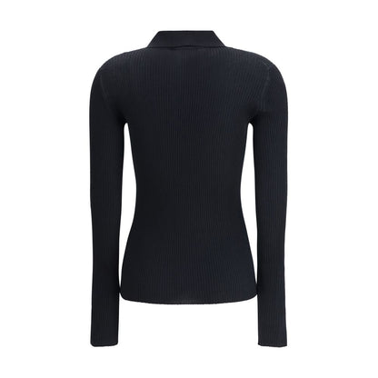 Dolce & Gabbana Ribbed Polo Sweater