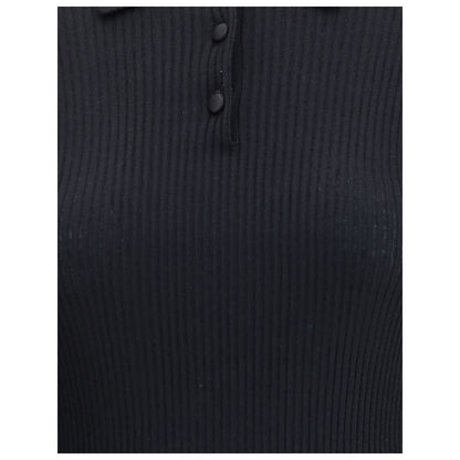 Dolce & Gabbana Ribbed Polo Sweater