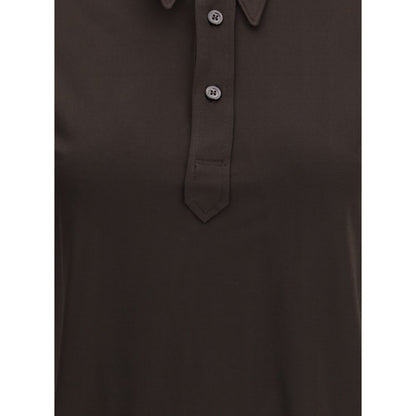Margiela Semi-sheer polo Shirt