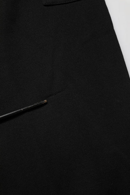 Dolce & Gabbana Black Cotton Blend Cargo Joggers Drawstring Pants