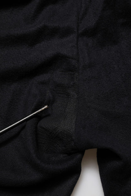 Dolce & Gabbana Black Cashmere Dress Formal Trouser Pants