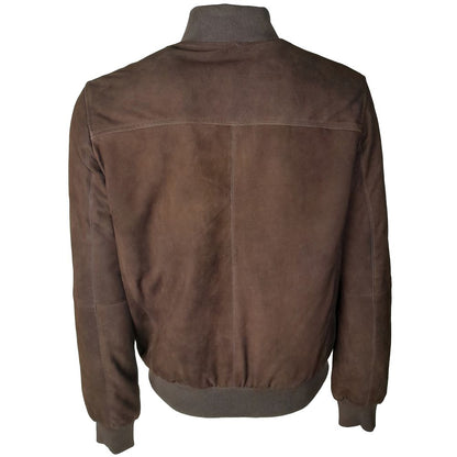 Emilio Romanelli Brown Calfskin Jacket