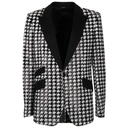 Dolce & Gabbana Black Polyester Blazer