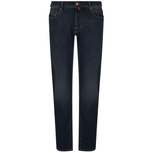 Jacob Cohen Blue Cotton Jeans & Pant