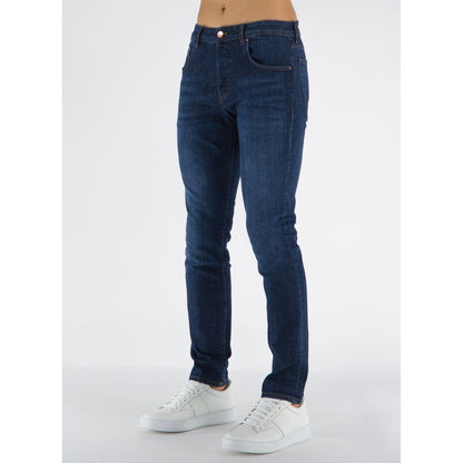 Don The Fuller Blue Cotton Jeans & Pant