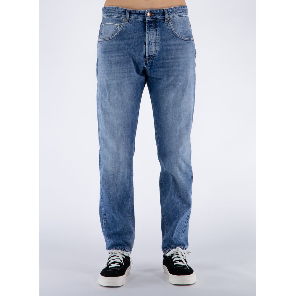 Don The Fuller Blue Cotton Jeans & Pant