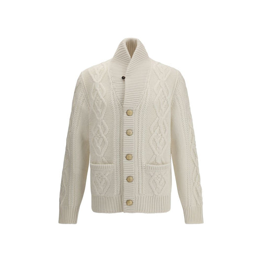 Brunello Cucinelli Cable-Knit Cashmere Cardigan