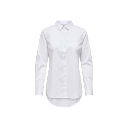 Jacqueline De Yong White Cotton Shirt