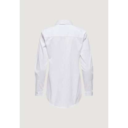 Jacqueline De Yong White Cotton Shirt