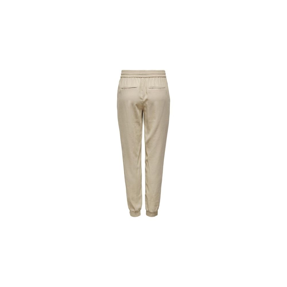 Only Beige Viscose Pant