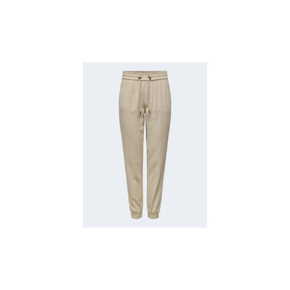 Only Beige Viscose Pant