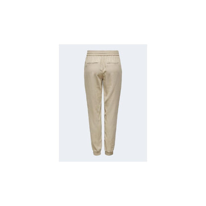 Only Beige Viscose Pant