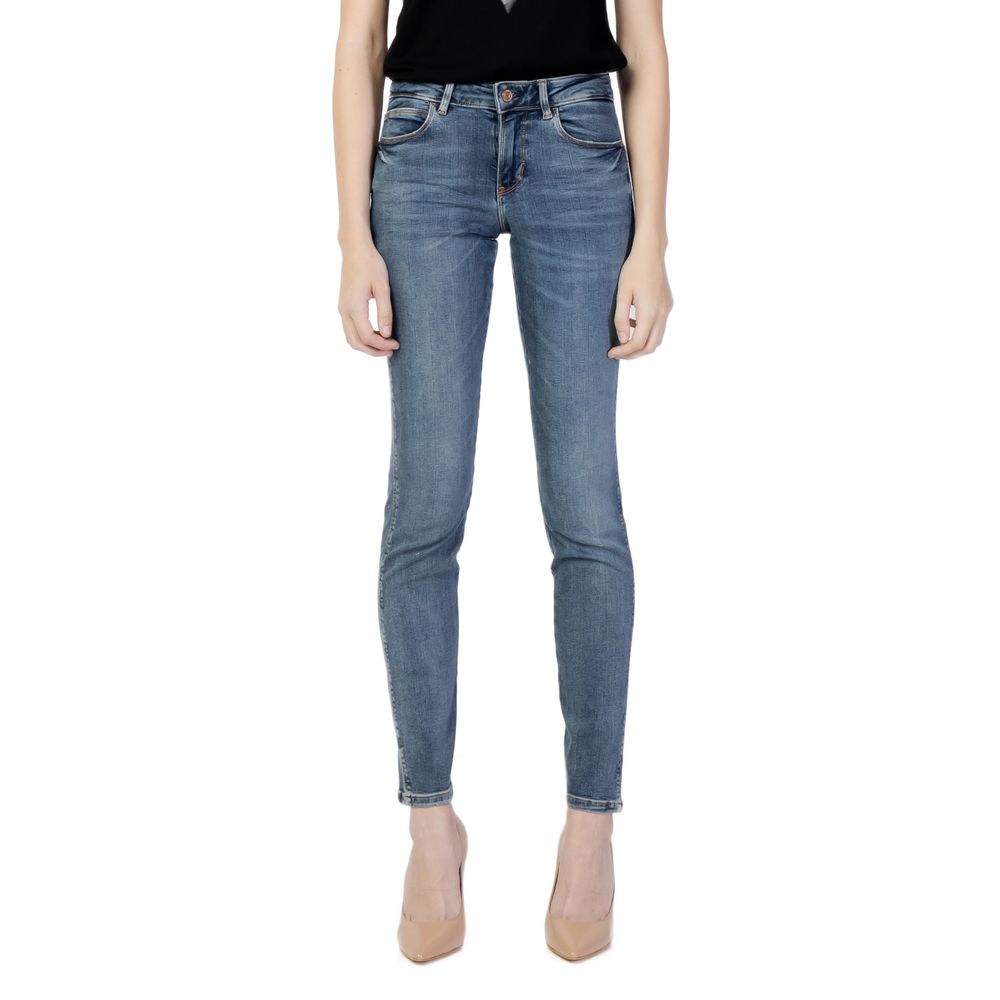 Guess Blue Cotton Skinny Jean