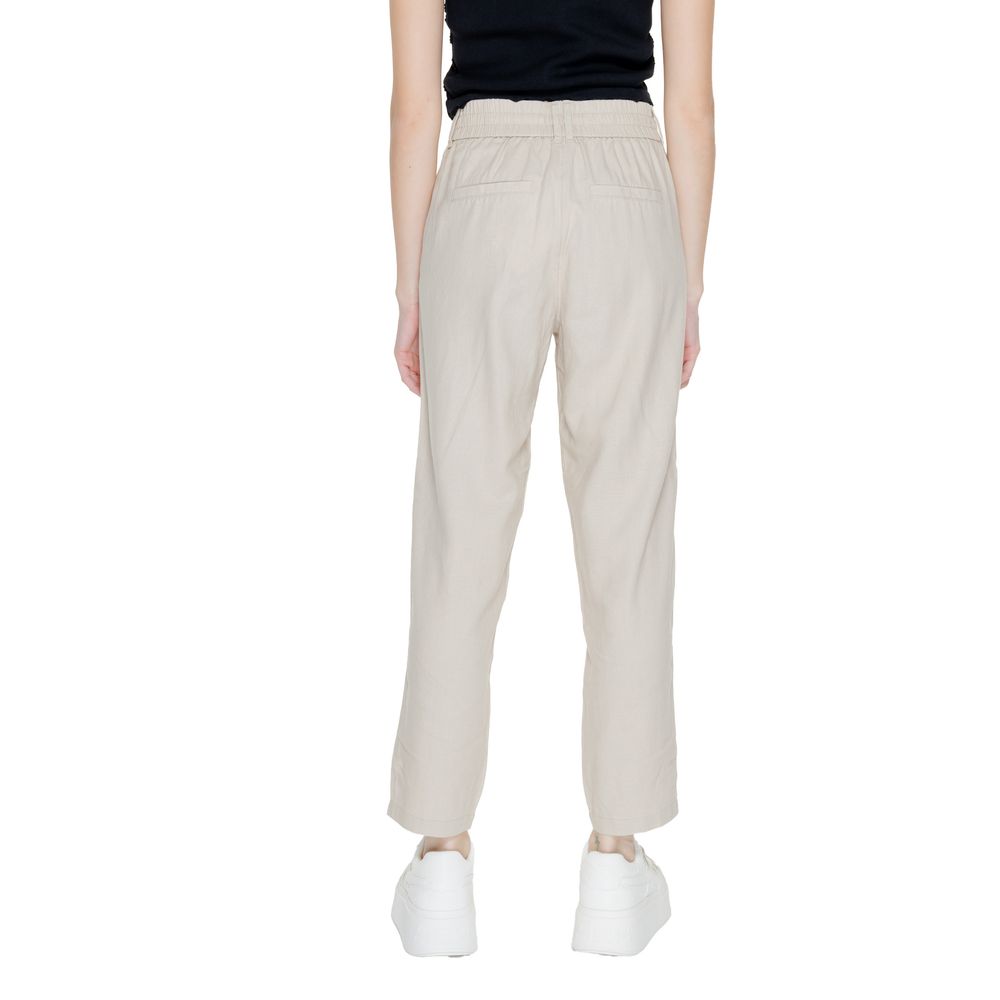 Only Beige Linen Pant