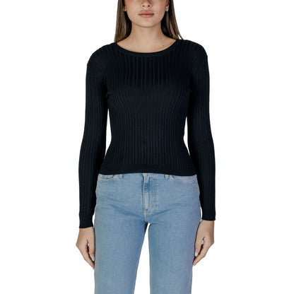Vila Clothes Black Recycled Polyester Sportswear