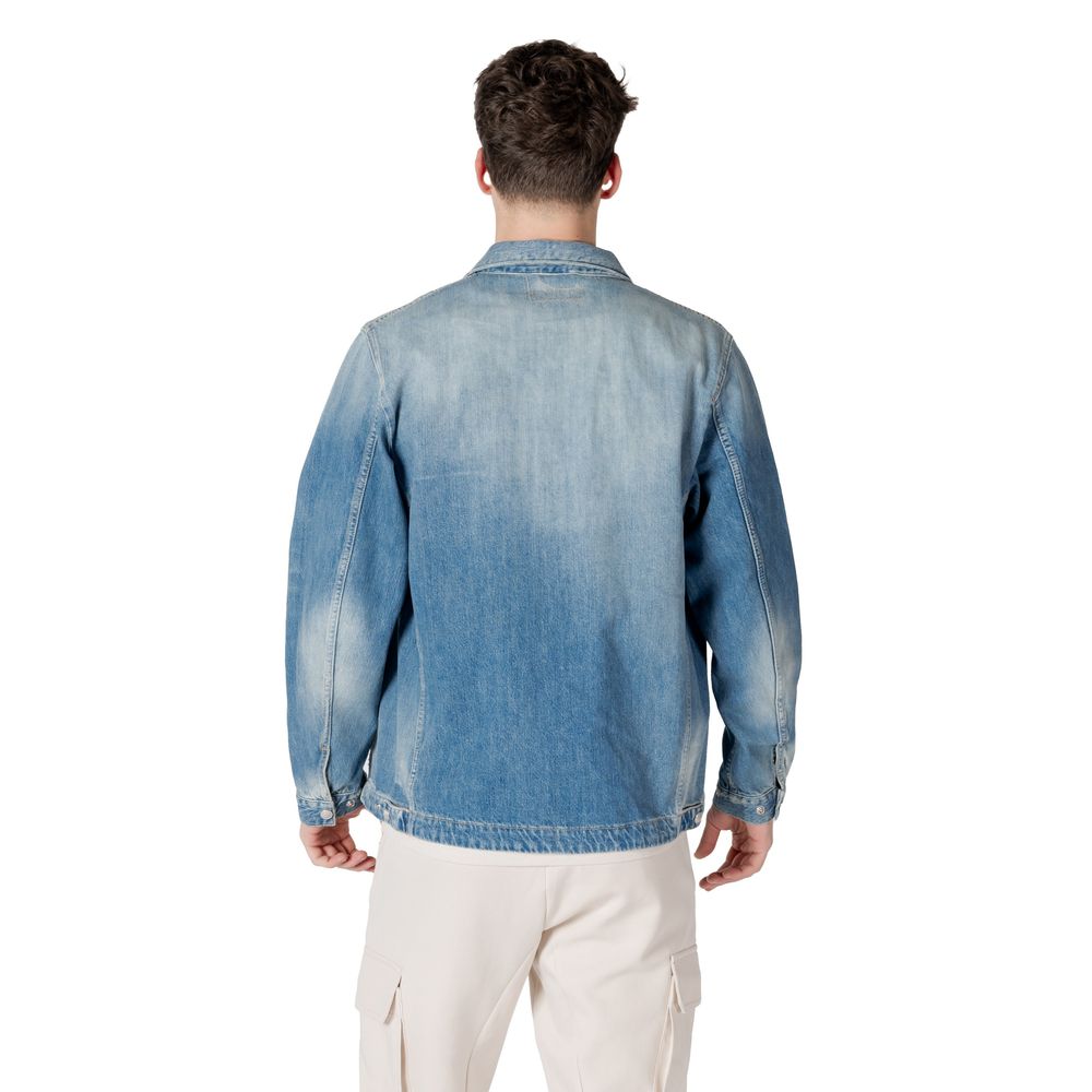 Replay Light Blue Cotton Shirt