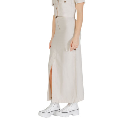 Jacqueline De Yong Bicolor Viscose Skirt