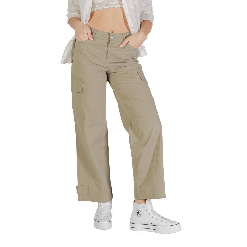 Only Beige Cotton Pant