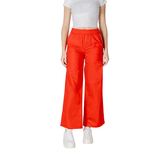 Only Red Cotton Pant