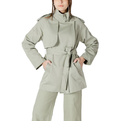 Morgan De Toi Green Cotton Parka
