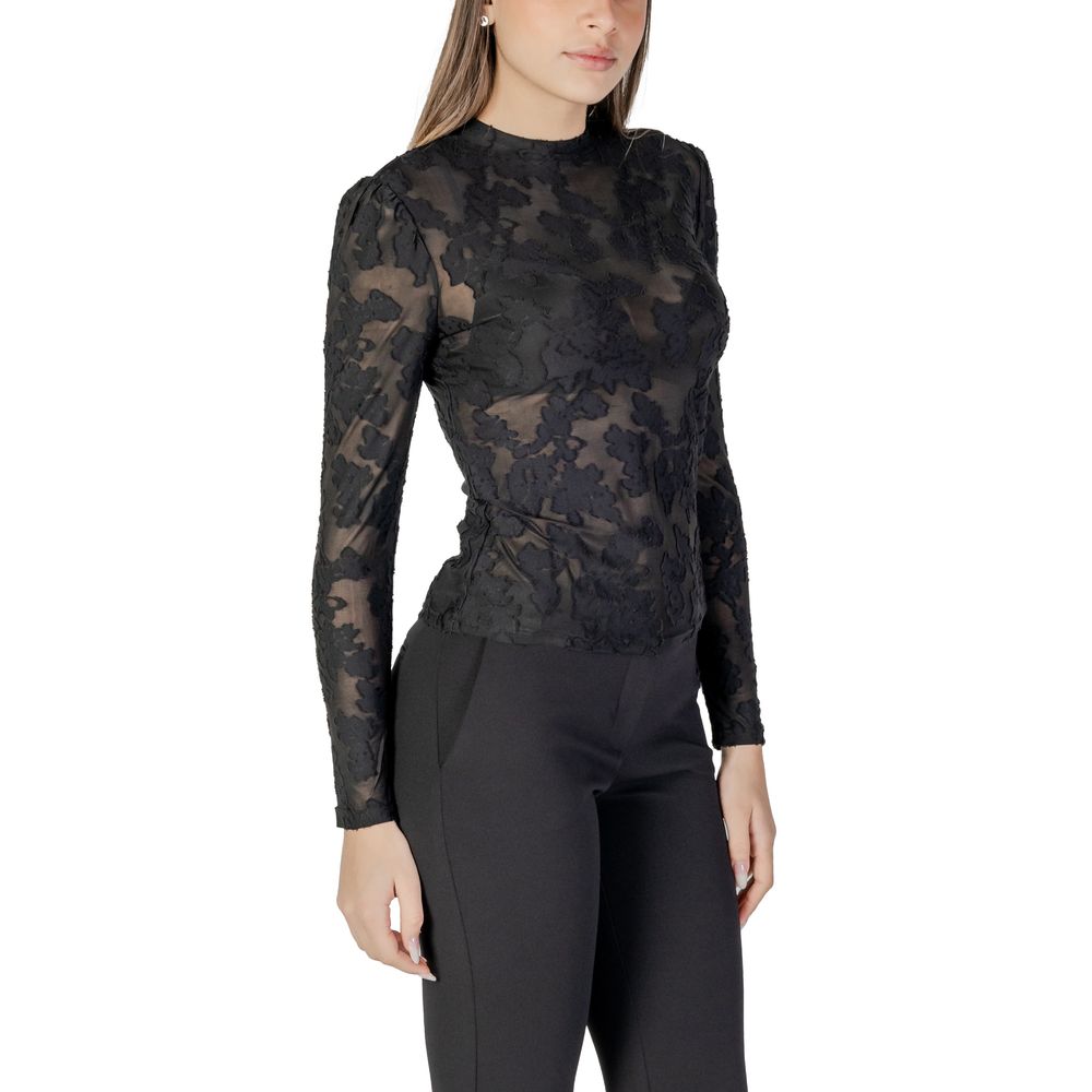 Morgan De Toi Black Polyester Long Sleeve