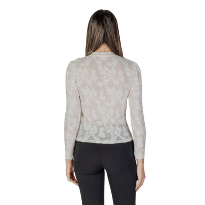 Morgan De Toi Cream Polyester Long Sleeve