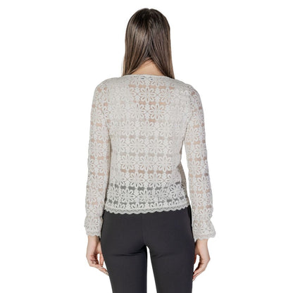 Morgan De Toi Cream Polyamide Long Sleeve