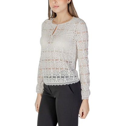 Morgan De Toi Cream Polyamide Long Sleeve