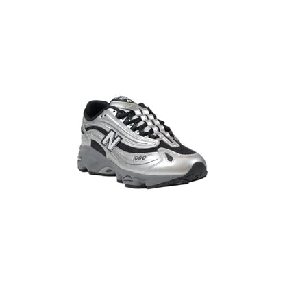 New Balance Silver Synthetic Sneaker