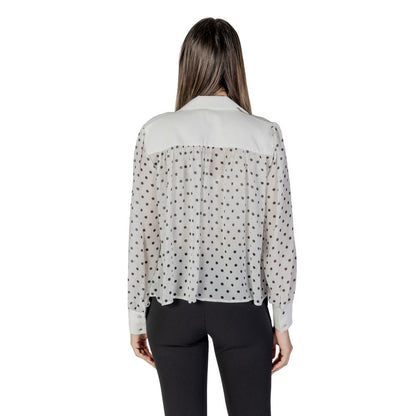Morgan De Toi White Polyester Blouse
