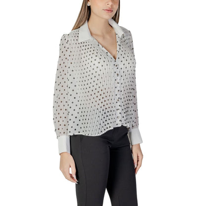 Morgan De Toi White Polyester Blouse