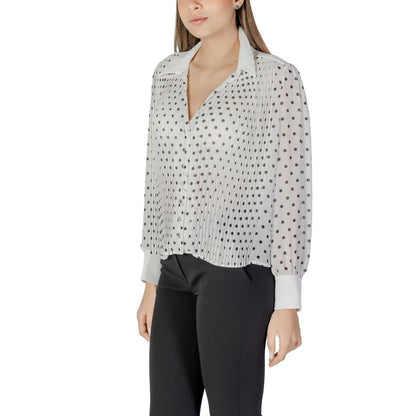Morgan De Toi White Polyester Blouse